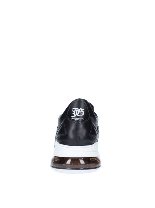Sneakers modello 12008/CP in pelle e camoscio JOHN GALLIANO | 12008/CPNERO